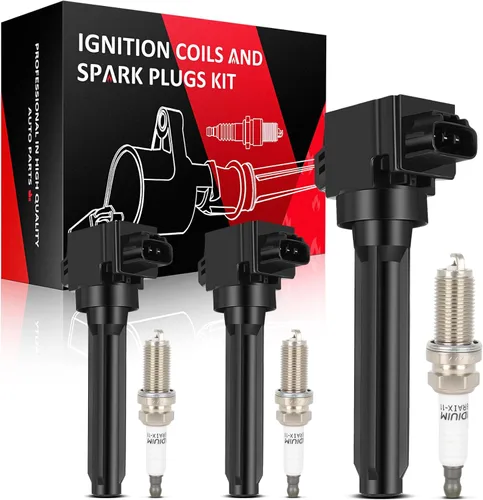 Vista 33 de SCITOO Paquete de bobinas de encendido compatible con Mitsubishi Outlander 2.4L 2014 2015 2016 2017 UF814 C-911 49114 1 PCS