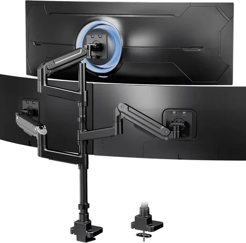 Vista 9 de Soporte para monitor triple para pantallas ultraanchas de hasta 35