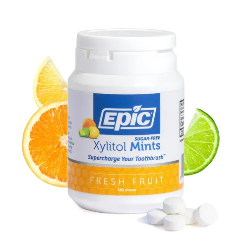 Vista 14 de Epic Mentas de Xilitol 100% - Sin Aspartamo, Sin Azúcar - Mentas con Sabor a Canela, 55 Piezas (Paquete de 5)