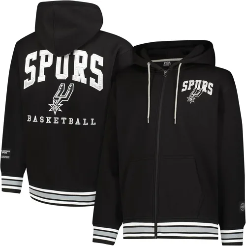 Vista 16 de Ultra Game Chaqueta con capucha oficial de la NBA Super Soft MVP con cremallera completa para hombre