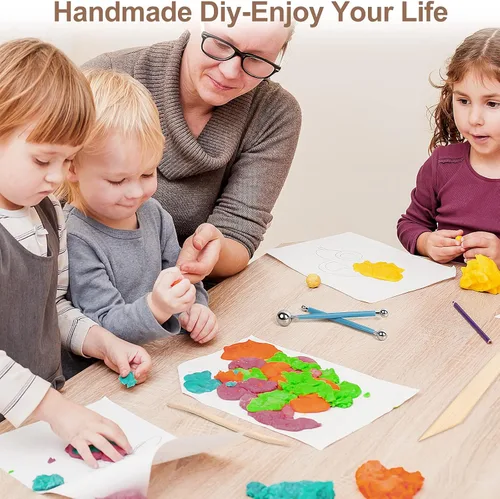 Vista 7 de Nozomy Herramientas de arcilla, juego de herramientas de escultura de arcilla de cerámica de 12 piezas