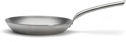 Vista 3 de De Buyer 5130.28 Carbone Plus - Sartén redonda con mango de acero inoxidable, 11.0 in de diámetro