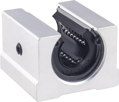 ANWOK SBR12UU SBR12 UU Bloque deslizante de aluminio 1 unids 0.472 in rodamiento lineal Bloque deslizante de bola de movimiento para riel de guía