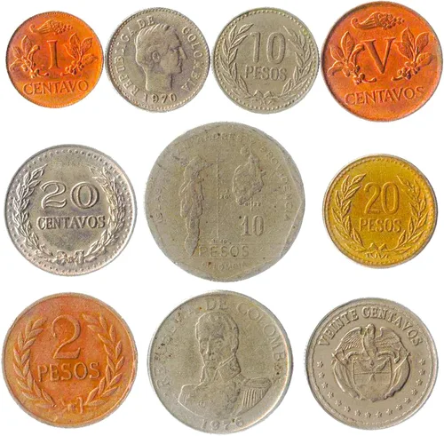 Vista 23 de Argentina 10 Monedas Mixtas de Novedad Cabeza de la Libertad Sol de Mayo Token Mundial Monedas de Fantasía
