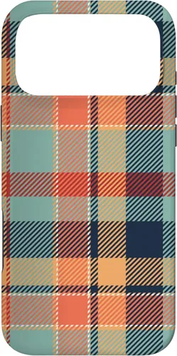 Vista 21 de Scottish Tartan Plaid Case Scotland Orange Navy Blue Pattern Case for iPhone 17
