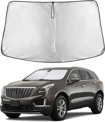 Vista 204 de Parasol para parabrisas para Rivian R1S 2022-2024 2025 compatible con EcoNour material de poliéster 240T, visera solar para coches, reflector que