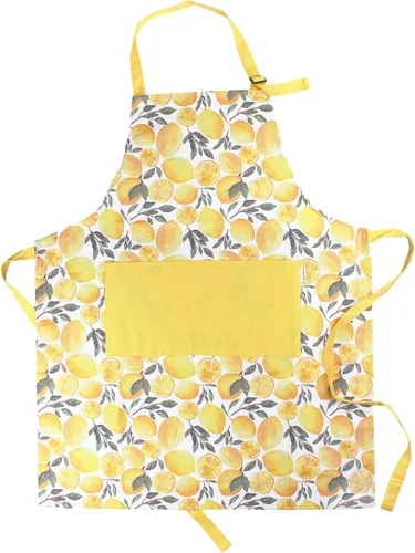 Vista 9 de Adjustable Designer Kitchen Apron for Adults Cotton Cooking Apron with Pockets and Adjustable Neck Buckle