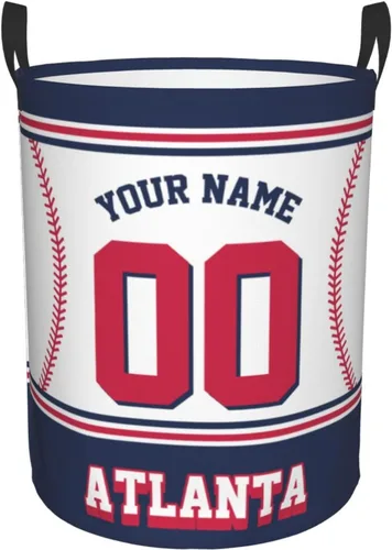 Vista 8 de Cesta de lavandería personalizada de Arizona, cesta de lavandería personalizada con nombre y número, cesta de almacenamiento plegable