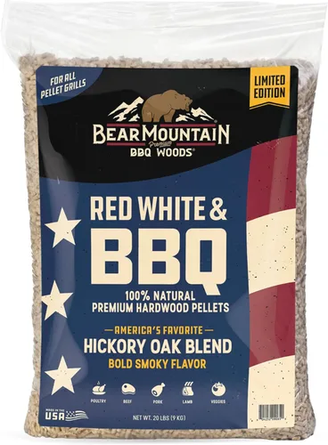 Vista 20 de Bear Mountain - Pellets de madera natural para ahumador, parrilla y barbacoa, 20 libras, aliso, accesorios de pellets de madera dura de primera