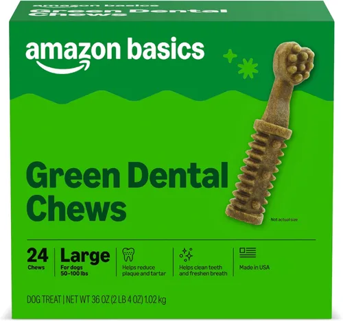 Vista 11 de Marca Yaxa – Wag Golosinas Dentales para Perros para ayudar a limpiar los dientes y refrescar el aliento, pequeñas, sin sabor, 2.25 libras, 60