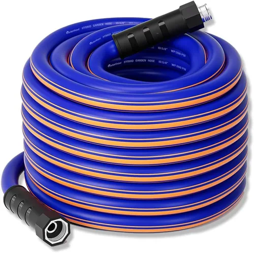 Vista 7 de manguera corta de 3 pies x 5/8 ", manguera hembra a hembra, manguera líder de carrete de manguera, manguera de agua corta con mango giratorio