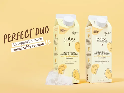 Vista 10 de Babo Botanicals Nourishing Mango & Hibiscus Shampoo + Bundle with Conditioner- For Dry, Damaged, Color-Treated Hair – Moisturize & Soften - Passion