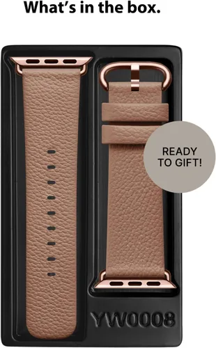 Vista 9 de Fullmosa - Correa compatible con Apple Watch (38 mm, 40 mm, 42 mm, 44 mm), de piel, compatible con Apple Watch SE y Series 6, 5, 4, 3, 2 y 1