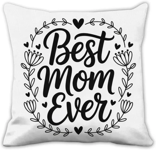 Valentines Day Gifts for Mom Birthday Accent Pillow Covers 16X16 Best Mom Presents Mama Mommy Gift Mama Bear Gifts Pillow Cases Home Decor Bedroom