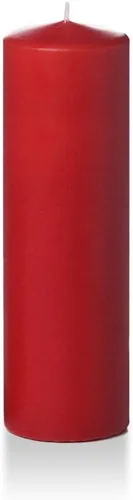 Vista 33 de yummi Velas redondas de pilar de lavanda de 3 x 6 pulgadas - 3 por paquete