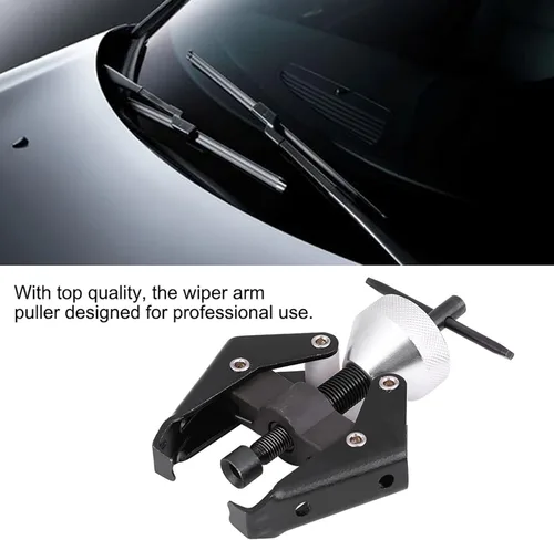 Vista 4 de Jiawu Herramienta removedor de rodamientos, extractor de brazo de limpiaparabrisas de metal profesional multifuncional, para brazo