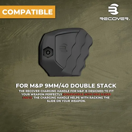 Vista 4 de Recover Tactical Slide Rack Assist 14 versiones disponibles Compatible con la mayoría de los modelos Glock, también para modelos M&P, Shield, P365