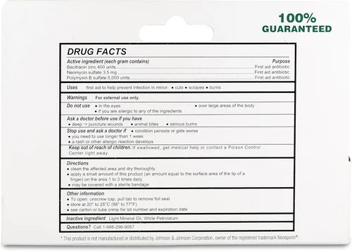 Vista 6 de Globe Paquete de 3 ungüentos antibióticos triples de 1 oz, ungüento de primeros auxilios para pequeños arañazos y heridas y previene infecciones