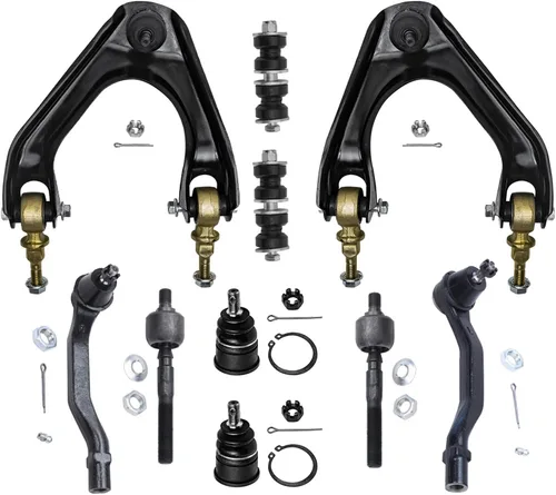Vista 17 de Detroit Axle - Kit de suspensión delantera de 10 piezas para Ford Freestar Mercury Monterey 04-07, 2 brazos de control inferiores con rótula 4