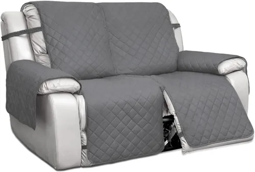 Vista 25 de PureFit Fundas de Sofá Reversibles Resistentes al Agua para Sofá Reclinable de 3 Asientos - Funda Antideslizante para Sofá Reclinable Dividido de 3