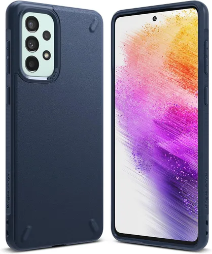 Vista 10 de Ringke Onyx Compatible with Samsung Galaxy A73 5G (2022) Case, Shockproof Rugged Heavy Duty Non-Slip Flexible TPU Cover - Black