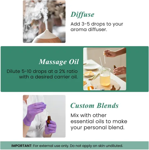 Vista 6 de Handcraft Blends Set fresco y claro: aceites esenciales de eucalipto y menta verde (2 x 4 onzas líquidas) - 100% puro y natural - para difusores