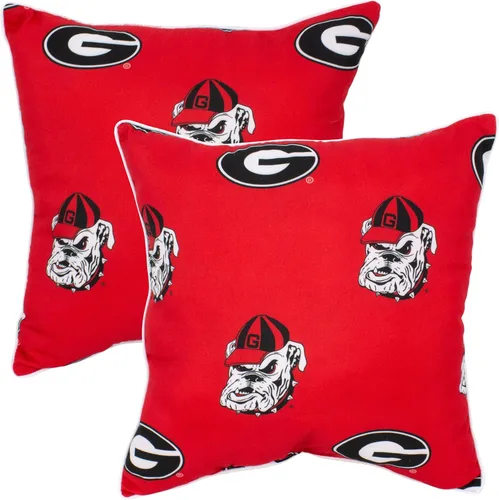 Vista 27 de College Covers Everything Comfy Auburn Tigers - Almohada decorativa de 16 x 16 pulgadas, incluye 2 almohadas