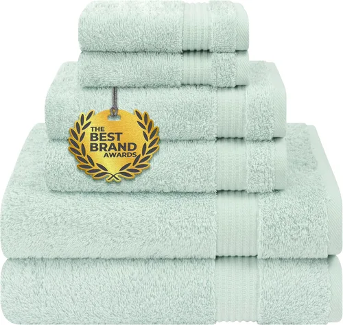 Vista 110 de Cotton Paradise - Alfombras de baño antideslizantes 100% algodón para el baño, 17 x 24 pulgadas, suaves, absorbentes, de secado rápido, lavables a