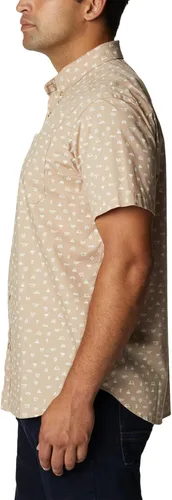 Vista 3 de Columbia Camisa de manga corta estampada Rapid Rivers para hombre