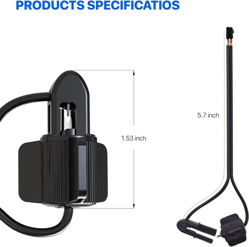 Vista 4 de GOODSAMNN - Paquete de 2 conectores de cable de bajo voltaje para luces de paisaje, amplia aplicación para GOOODSMANN y otras marcas de iluminación