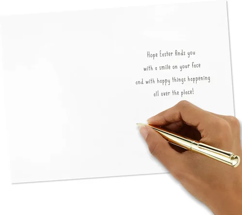 Vista 5 de Hallmark Paquete de tarjetas de Pascua, Pascua Hoppy (10 tarjetas con sobres)