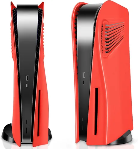 SIKEMAY Placas de cubierta de consola PS5 para Disc Edition, Playstation 5 Accesorios Cubiertas de placa frontal personalizadas duras a prueba de