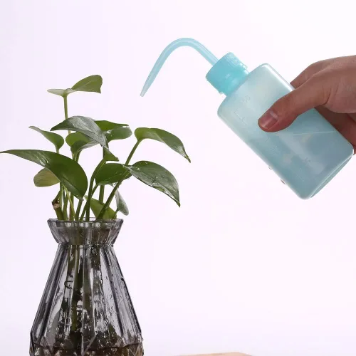 Vista 4 de 2 botellas de lavado de tatuajes de 8.5 fl oz Botella de agua de 8 oz para riego de suculentas y limpieza médica, negro y azul