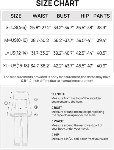 Vista 6 de MEROKEETY Conjunto de pijama de 2 piezas de forro polar mullido para mujer