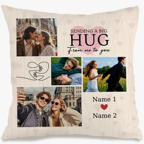 Vista 16 de Personalized Pet Photo Pillow Case Using one pet Image and Custom Text offering Home décor Personality and Giving a Sweet Gift Touch