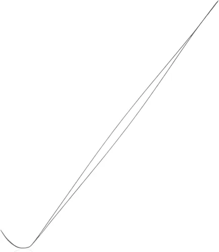 Vista 3 de 5 agujas curvadas para cuentas de ojo grande, agujas de coser de acero inoxidable, agujas giratorias de cuentas para bricolaje, herramientas