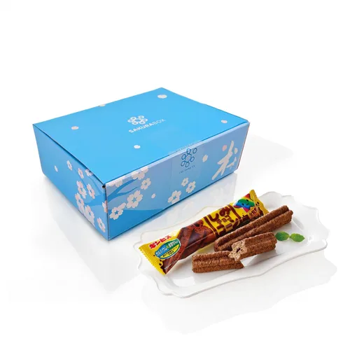Vista 3 de Shimi Choco Corn - Caja de regalo de 15 piezas, palillos empapados de chocolate, bocadillos japoneses no derretibles