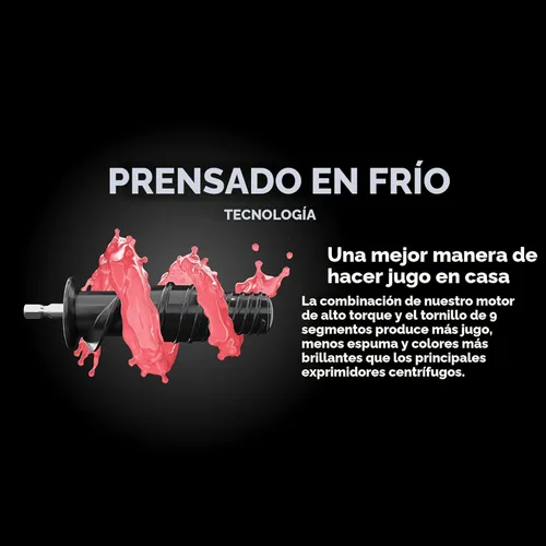 Vista 11 de Ninja NeverClog Exprimidor de Prensa Fría, Exprimidor Lento Potente con Control Total de Pulpa, Para Encimera, Eléctrico, 2 Funciones de Pulpa, Apto