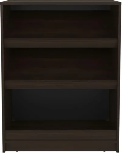 Vista 5 de Oatman Shoe Rack with Open Storage, Wengue