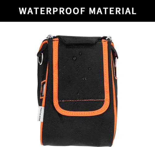 Vista 3 de Para Zebra QLN320 & ZQ620 Estuche de transporte portátil para impresora térmica con correa para el hombro Naranja