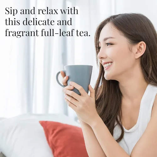 Vista 2 de The Republic of Tea Jasmine Pearls - Té verde suelto de hoja completa, 3.0 onzas Steeps 50 tazas Caffeinated