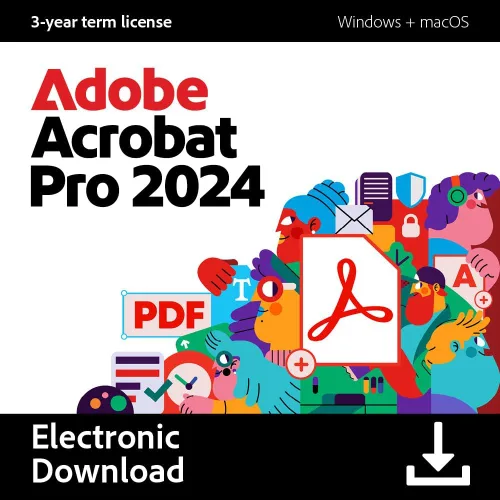 Vista 10 de Adobe Acrobat Pro + McAfee Total Protection 5-Device Software Bundle Create, Edit, E-Sign PDFs Antivirus Software, Scam Protection, Identity