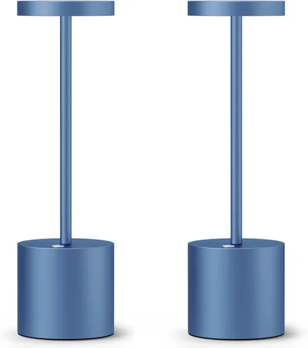 Vista 14 de SAKRINGT Paquete de 2 lámparas de mesa inalámbricas recargables, con batería de 5000 mAh, luz de mesa LED portátil, lámpara de escritorio