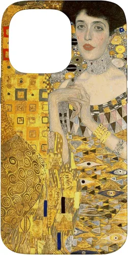 Vista 21 de Carcasa para iPhone 16 Adele Bloch-Bauer I Gustav Klimt Art Nouveau Simbolismo