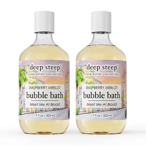 Vista 18 de Deep Steep Baño de burbujas, vainilla de azúcar morena de 17 onzas (paquete de 2) – Hipoalergénico, clínicamente probado calmante remojo con manteca