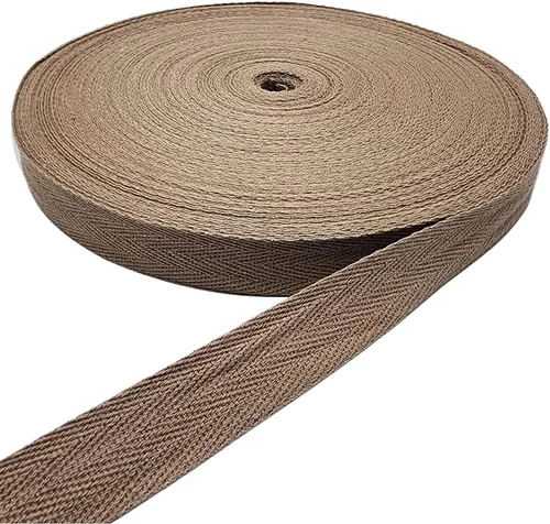Vista 31 de Cinta de algodón en espiga, cinta de sarga para coser, cinta natural al bies para manualidades (beige, 1 pulgada)
