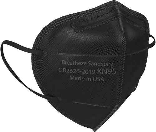 Vista 9 de Breatheze KN95 Face Masks Made in USA - Face Masks Disposable KN95 Mask - FDA Registered Masks