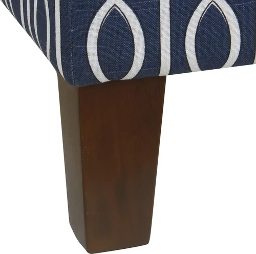 Vista 106 de HomePop Decoración para el hogar K7646-A877 Otomana tapizada moderna rectangular de almacenamiento Otomana con tapa con bisagras