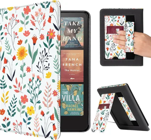 Vista 125 de CoBak Funda inteligente para Kindle Paperwhite de 6.8" de 11ª generación 2021 con función de encendido automático, ligera, delgada, de piel **Salvia