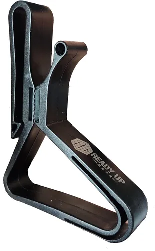 Clip de oreja universal para orejeras – Cierre magnético de neodimio – Se adapta a cinturones de hasta 2 pulgadas – Negro, seguro y cómodo soporte